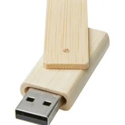 Pamięć USB Rotate o pojemności 4GB wykonana z bambusa / Beżowy 12374602