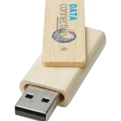 Pamięć USB Rotate o pojemności 8 GB wykonana z bambusa / Beżowy 12374702