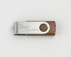 Pamięć USB TWISTER WALNUT 8 GB / Brązowy 44014