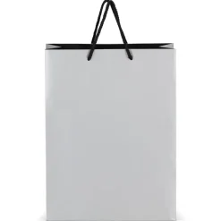 Papierowa torba prezentowa FSC 30 x 12 x 40 cm 200 g/m² / Srebrny LT91517-N0005
