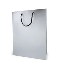 Papierowa torba prezentowa FSC 30 x 12 x 40 cm 200 g/m² / Srebrny LT91517-N0005