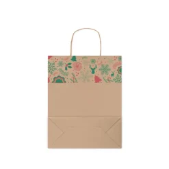 Papierowa torba prezentowa M / Beżowy CX1519-13