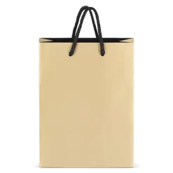 Papierowa torba prezentowa 18 x 8 x 24 cm 200 g/m² / Złoty LT91515-N0006