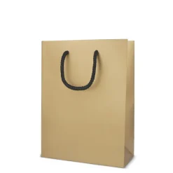 Papierowa torba prezentowa 18 x 8 x 24 cm 200 g/m² / Złoty LT91515-N0006