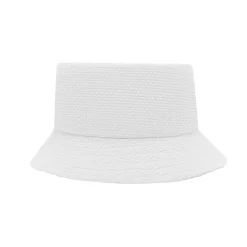 Papierowy kapelusz słomkowy / Bialy MO2267-06