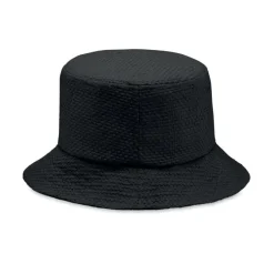 Papierowy kapelusz słomkowy / Czarny MO2267-03