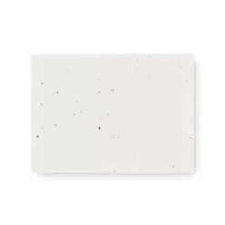 Papierowy notatnik z nasionami / Biały MO6510-06