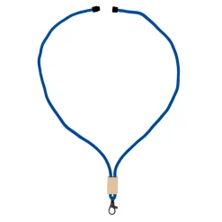 Paracord R-PET lanyard / Niebieski LT95306-N0011