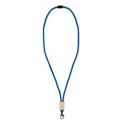 Paracord R-PET lanyard / Niebieski LT95306-N0011