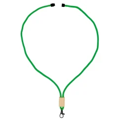 Paracord R-PET lanyard / Zielony LT95306-N0031