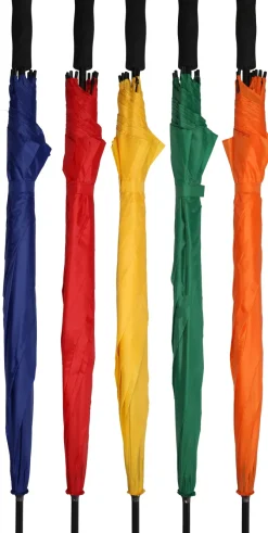 Parasol automatyczny Ø130 cm SUEDERDEICH / Pomarańczowy 153110