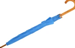 Parasol automatyczny drewniany Ø105 cm NANCY / Jasnoniebieski 513124