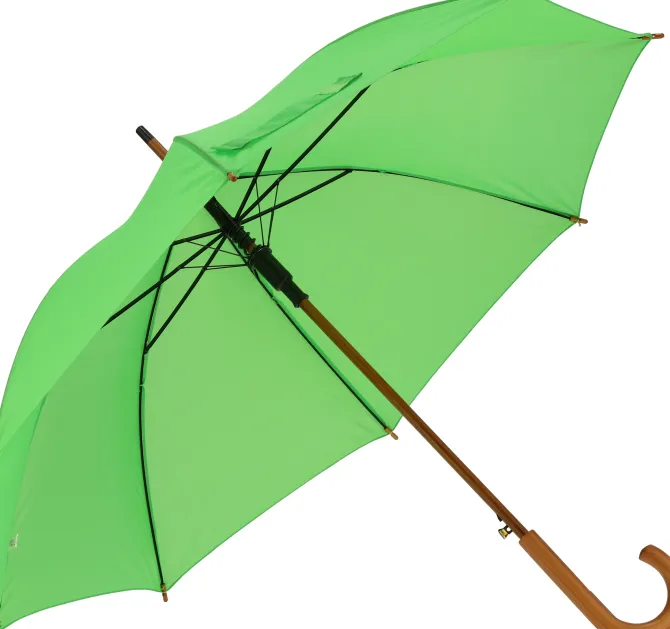 Parasol automatyczny drewniany Ø105 cm NANCY / Jasnozielony 513129