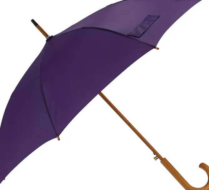 Parasol automatyczny drewniany Ø105 cm NANCY / Czarny 513103