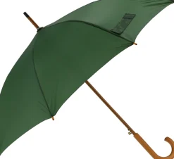 Parasol automatyczny drewniany Ø105 cm NANCY / Ciemnozielony 513199