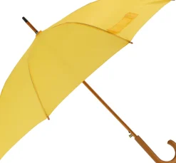 Parasol automatyczny drewniany Ø105 cm NANCY / żółty 513108