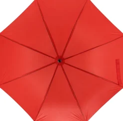 Parasol automatyczny drewniany Ø105 cm NANCY / Czerwony 513105