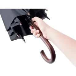 Parasol automatyczny RPET / Czarny V0790-03