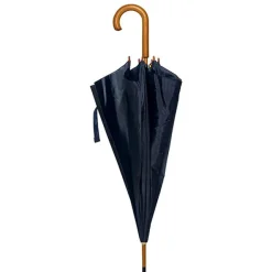 Parasol automatyczny z drewnianą rączką / Granatowy IP35038465