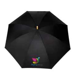 Parasol manualny RPET | Keelan / Czarny V1850-03