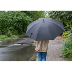 Parasol manualny RPET | Keelan / Czarny V1850-03