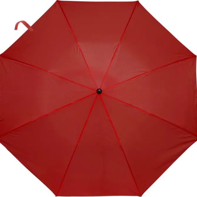 Parasol manualny, składany / Czerwony V4215-05