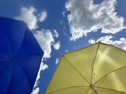 Parasol plażowy Ø150 cm FORT LAUDERDALE / Pomarańczowy 507010