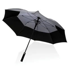 Parasol sztormowy 27", automatyczny AWARE™ RPET / Szary P850.682