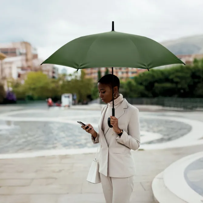 Parasol wiatroodporny 23-cal. / Zielony MO2694-09