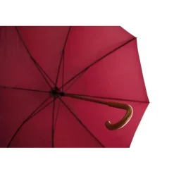 Parasol z drewnianą rączką / Burgund KC5131-02