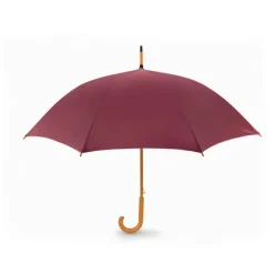 Parasol z drewnianą rączką / Burgund KC5131-02