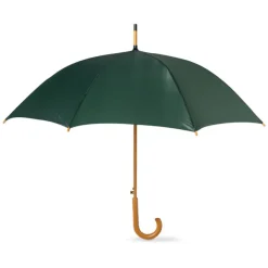 Parasol z drewnianą rączką / Zielony KC5132-09