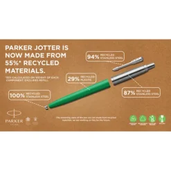 Parker Jotter długopis kulkowy z recyklingu / Magenta 10786541