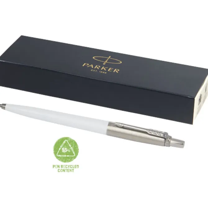 Parker Jotter długopis kulkowy z recyklingu / Biały 10786501