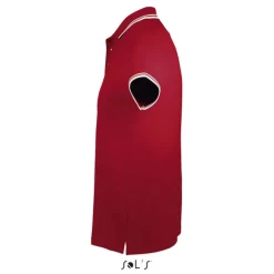 PASADENA męskie polo 200g / Rojo/Blanco S00577-RE-XL