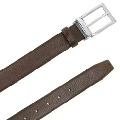 Pasek Button Black / Brązowy FAB326Y
