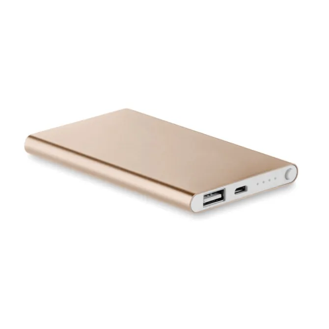 Płaski Powerbank 4000mAh / Szampan MO8735-19