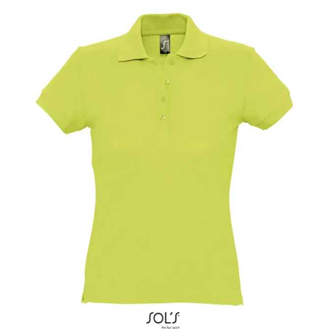 PASSION Damskie POLO 170g / Apple Green S11338-AG-M