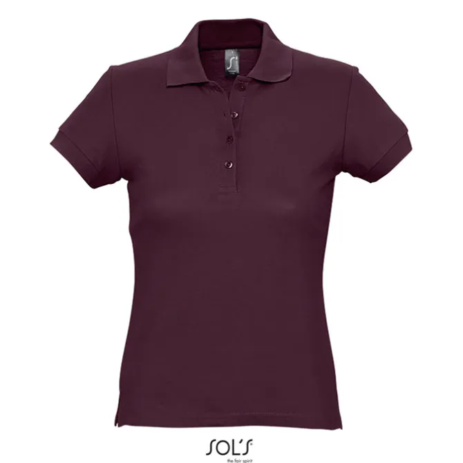 PASSION Damskie POLO 170g / Burgundy S11338-BG-XXL