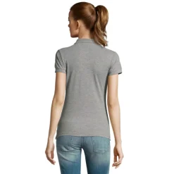PASSION Damskie POLO 170g / Grey melange S11338-GY-XXL