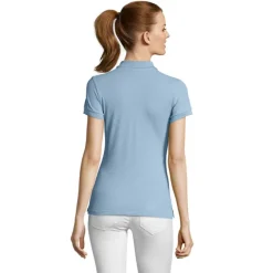 PASSION Damskie POLO 170g / Sky blue S11338-SP-XL