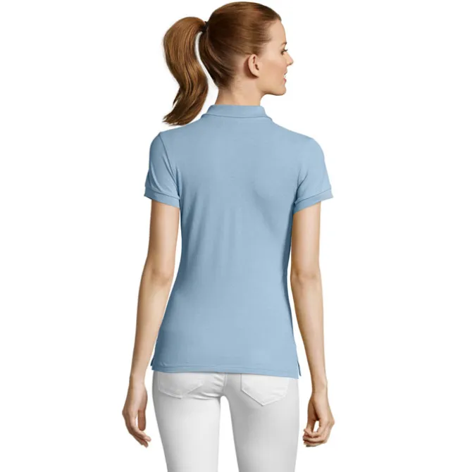 PASSION Damskie POLO 170g / Sky blue S11338-SP-XL