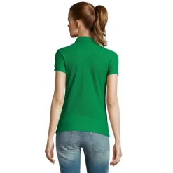 PASSION Damskie POLO 170g / Zielony S11338-KG-L