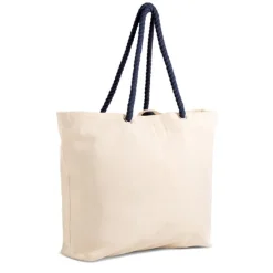Płócienna torba z uchwytami ściąganymi sznurkiem. / Abano / Natural IP31117980