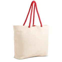 Płócienna torba z uchwytami ściąganymi sznurkiem. / Abano / Natural IP31117980