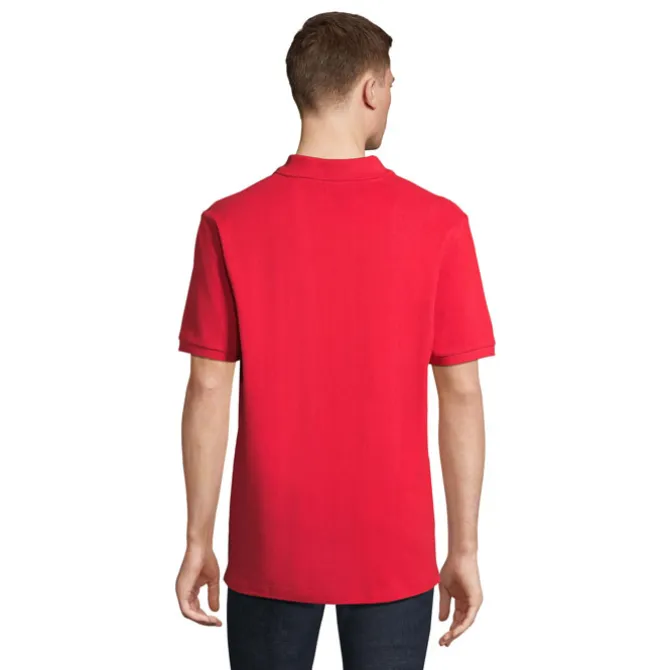 PEGASE Polo Organic 210g / Bright Rojo S04242-BT-3XL