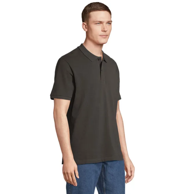 PEGASE Polo Organic 210g / Szary Węglowy S04242-GC-XL