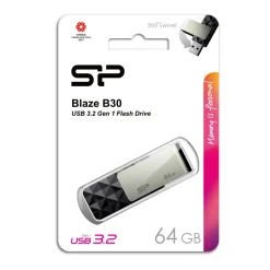Pendrive Blaze B30, 64GB 3.1 Silicon Power / Czarny EG814003 128GB