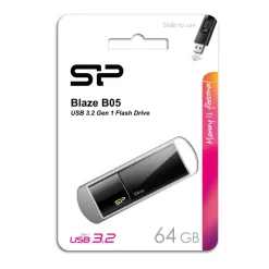 Pendrive Blaze B05, 128GB 3.0 Silicon Power / Czarny EG813203 64GB