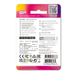 Pendrive F80, 64GB 2.0 Silicon Power / Szary EG813007 16GB